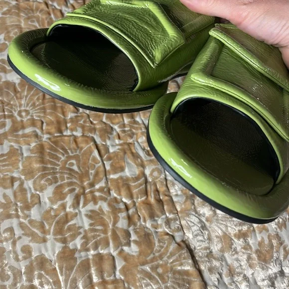 Tibi Beryen Slide in Green! Size 42 - Picture 3 of 5